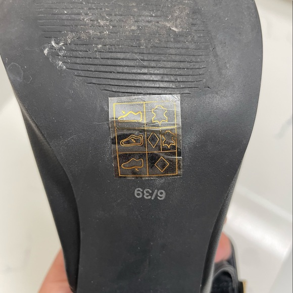 Topshop leather heeled sandals. Size 8.5 - Picture 4 of 4